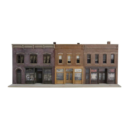 Walthers Cornerstone 4040 HO Merchant's Row IV Kit