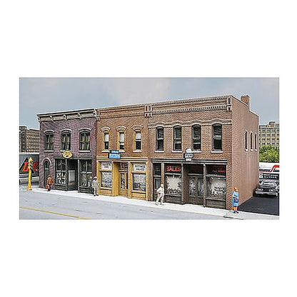 Walthers Cornerstone 4040 HO Merchant's Row IV Kit