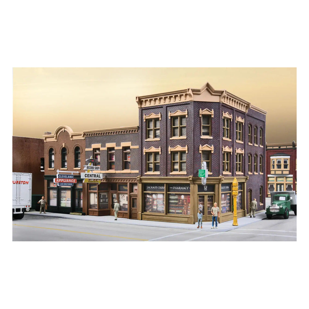 Walthers Cornerstone 933-4041 HO Merchant's Row V Kit