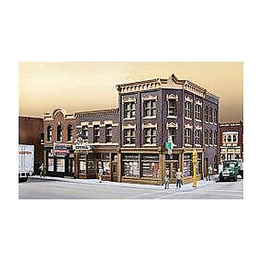 Walthers Cornerstone 933-4041 HO Merchant's Row V Kit