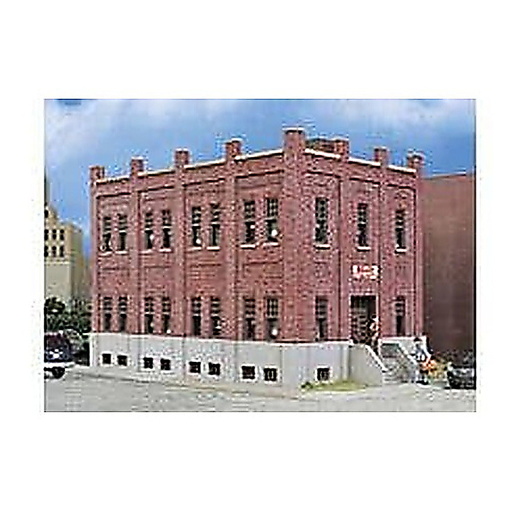 Walthers Cornerstone 933-4050 HO Brick Office Building Kit