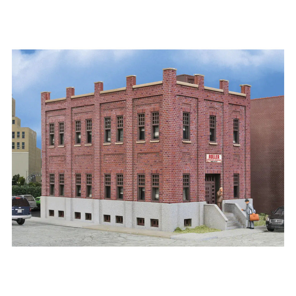 Walthers Cornerstone 933-4050 HO Brick Office Building Kit