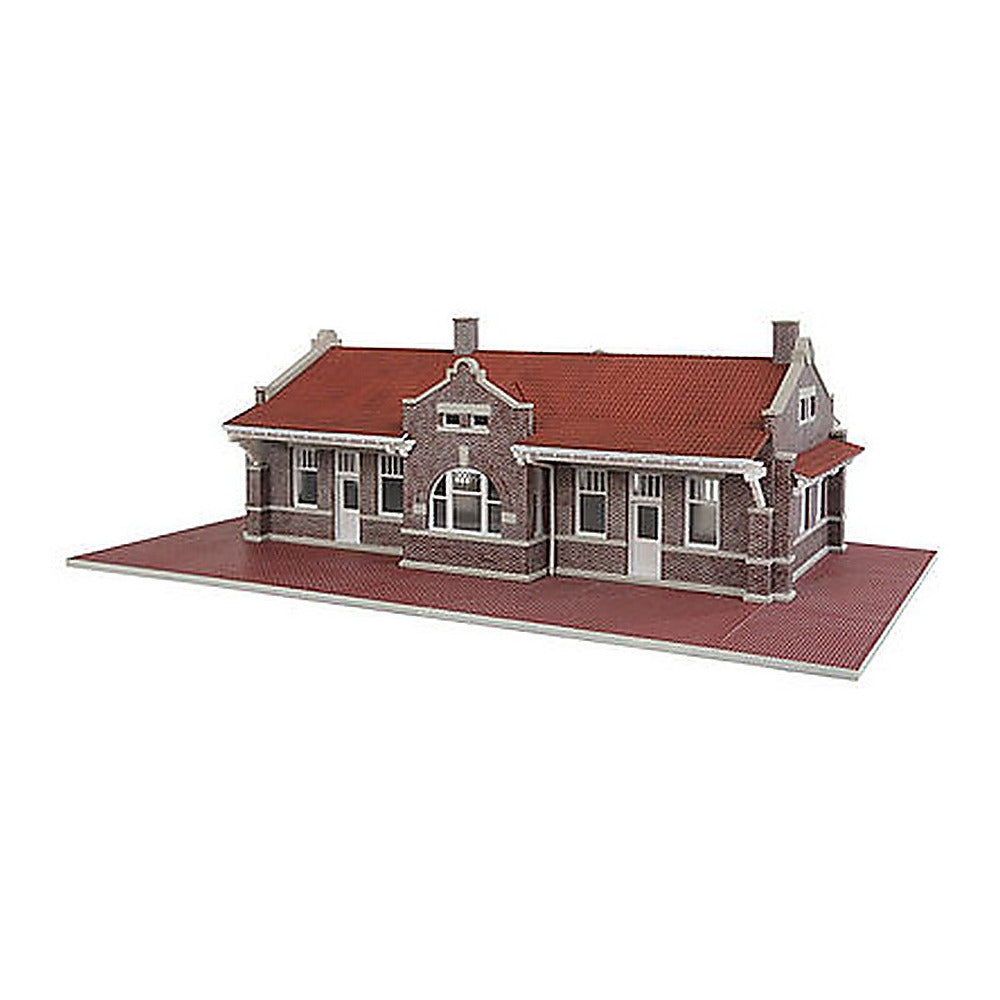 Walthers Cornerstone 4055 HO Brick Mission-Style Santa Fe Depot