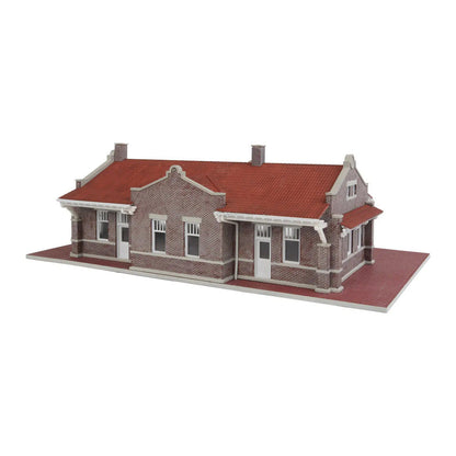 Walthers Cornerstone 4055 HO Brick Mission-Style Santa Fe Depot