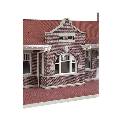 Walthers Cornerstone 4055 HO Brick Mission-Style Santa Fe Depot