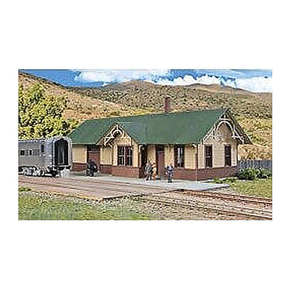 Walthers Cornerstone 933-4057 HO Union Pacific-Style Depot Kit