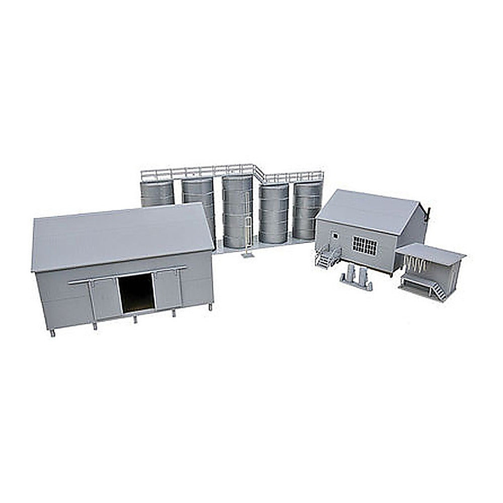 Walthers Cornerstone 933-4059 HO Scale Trackside Oil Dealer Storage Tanks -- Kit