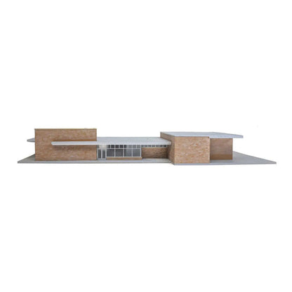 Walthers Cornerstone 933-4064 HO Modern Brick Santa Fe Station Kit