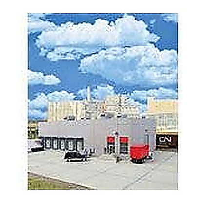 Walthers Cornerstone 933-4067 HO Modern Concrete Warehouse Kit