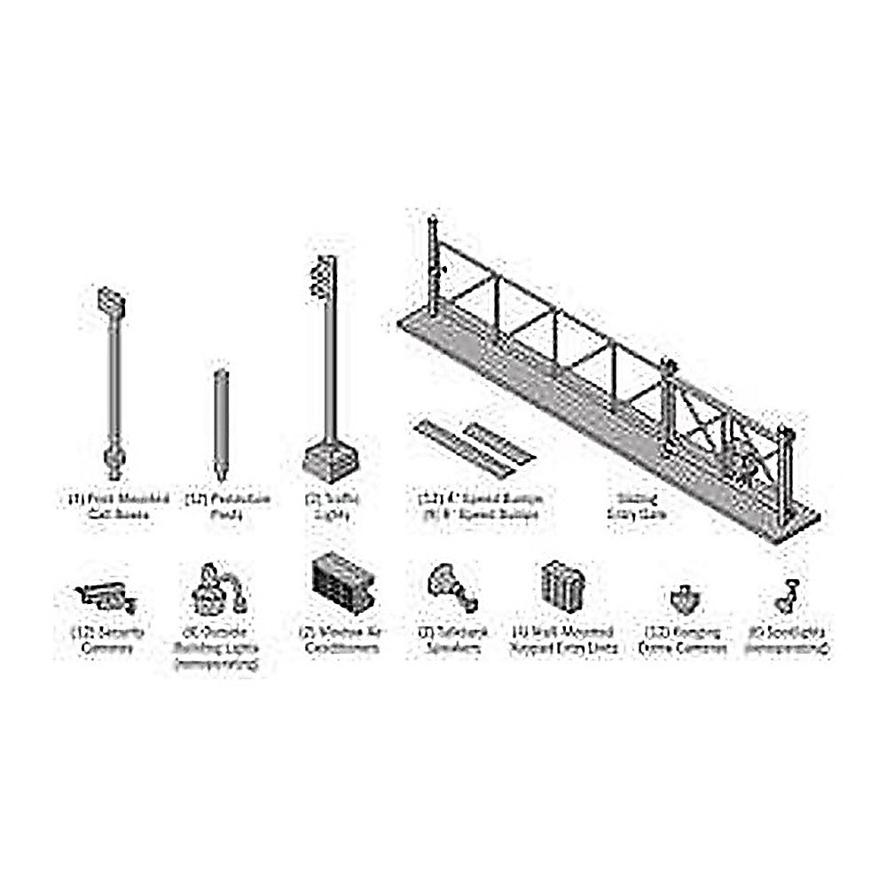 Walthers Cornerstone 933-4074 HO Security Details Kit