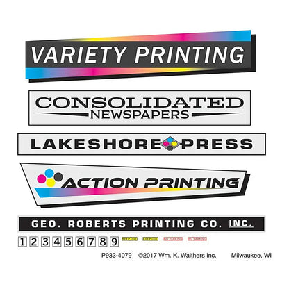 Walthers Cornerstone 933-4079 HO Modern Printing Plant Kit