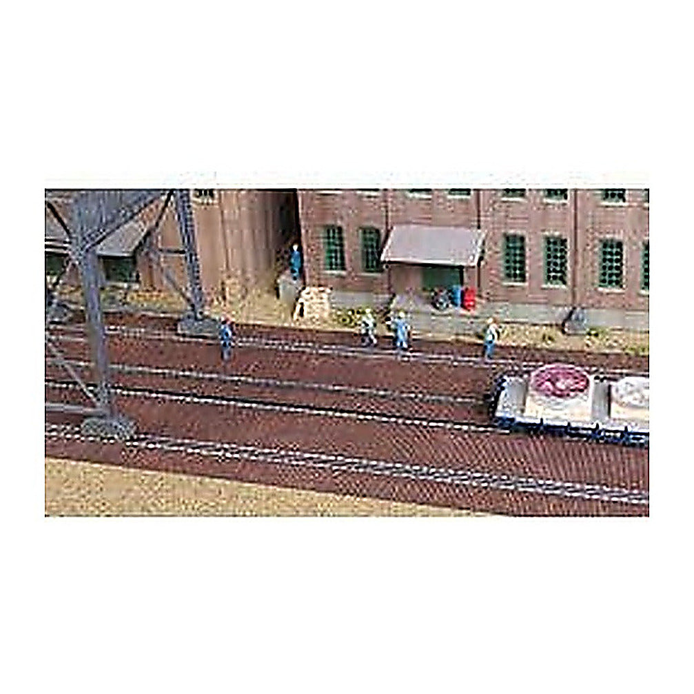 Walthers Cornerstone 933-4097 HO Brick Craneway Base & Street 3-Pack