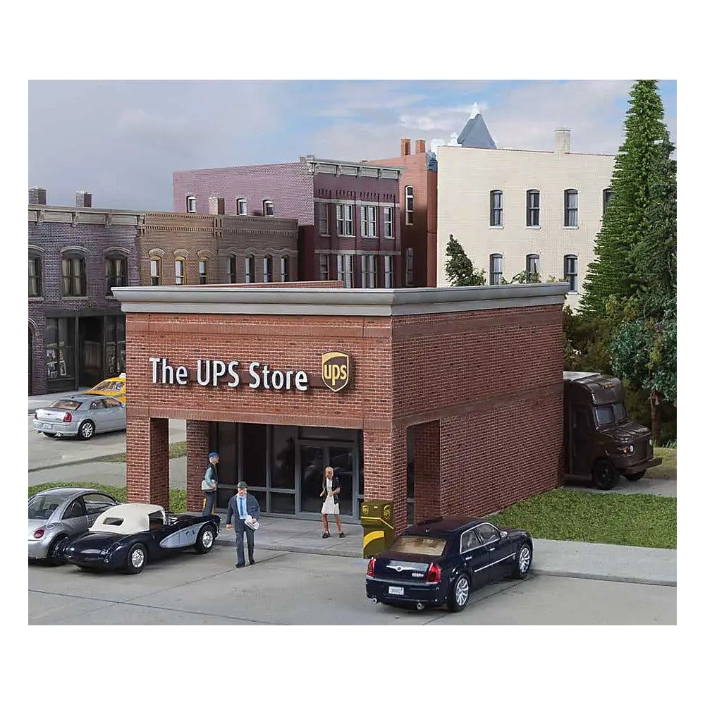 Walthers Cornerstone 933-4112 HO The UPS Store Kit