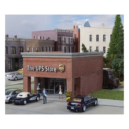 Walthers Cornerstone 933-4112 HO The UPS Store Kit