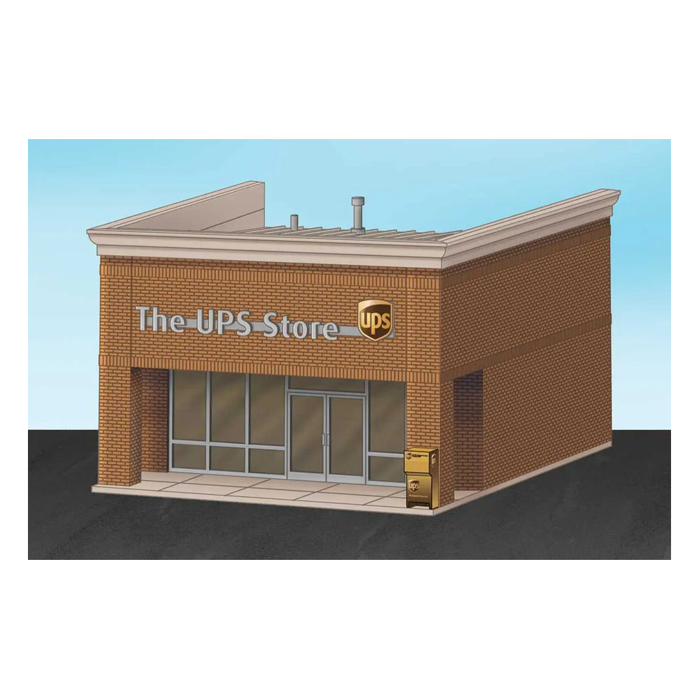 Walthers Cornerstone 933-4112 HO The UPS Store Kit