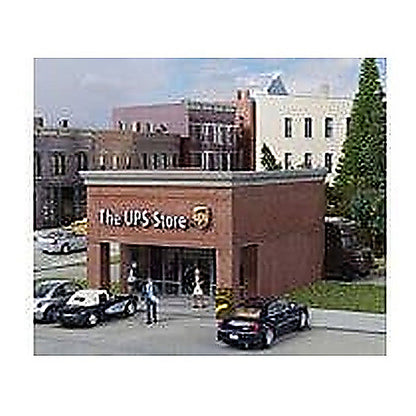Walthers Cornerstone 933-4112 HO The UPS Store Kit