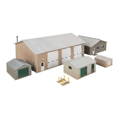 Walthers Cornerstone 933-4122 HO Vehicle Maintenance Facility Kit