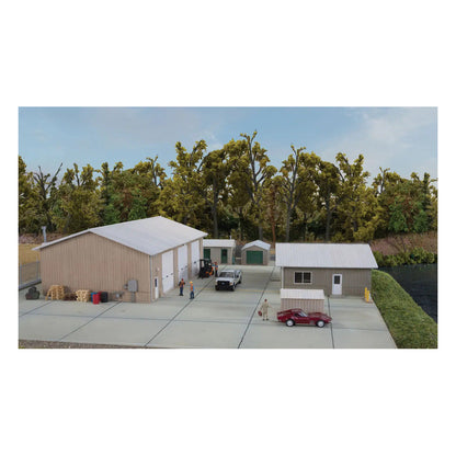 Walthers Cornerstone 933-4122 HO Vehicle Maintenance Facility Kit