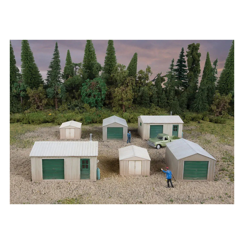 Walthers Cornerstone 4123 HO Metal Yard Shed Kit