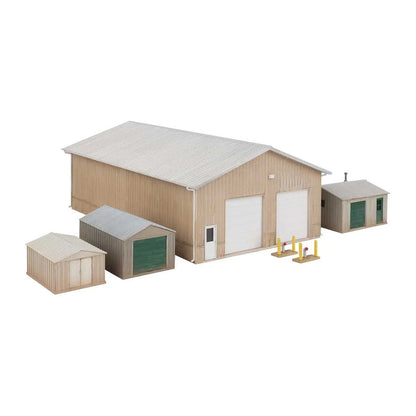 Walthers Cornerstone 933-4125 HO Pole Barn and Sheds Kit