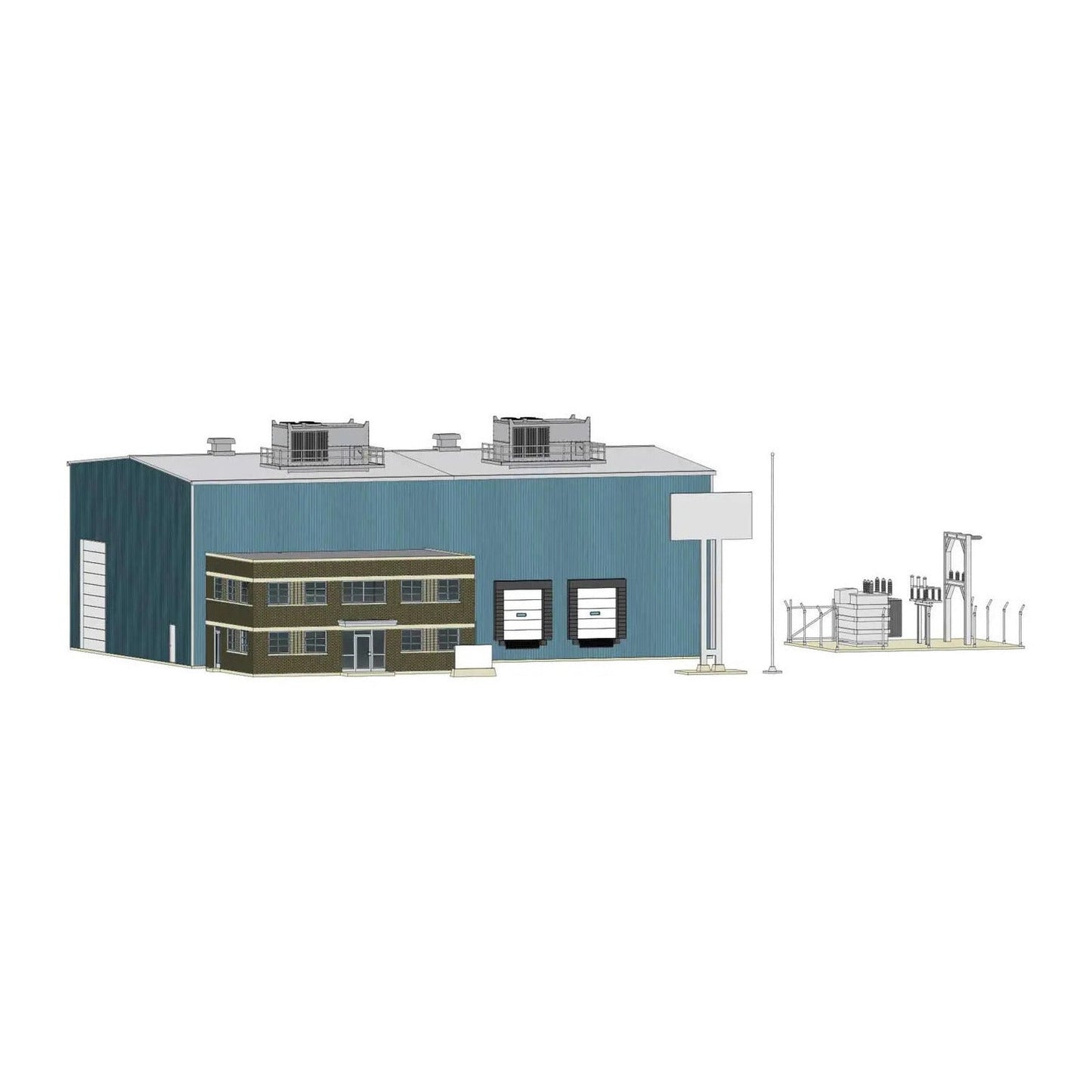 Walthers Cornerstone 4140 HO Ford Stamping Plant Kit