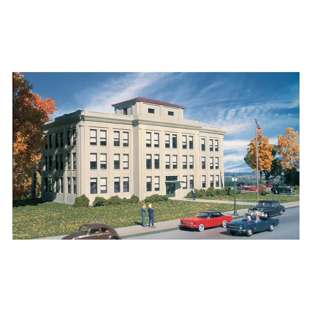 Walthers Cornerstone 933-4143 HO Ford Central Office Building Kit