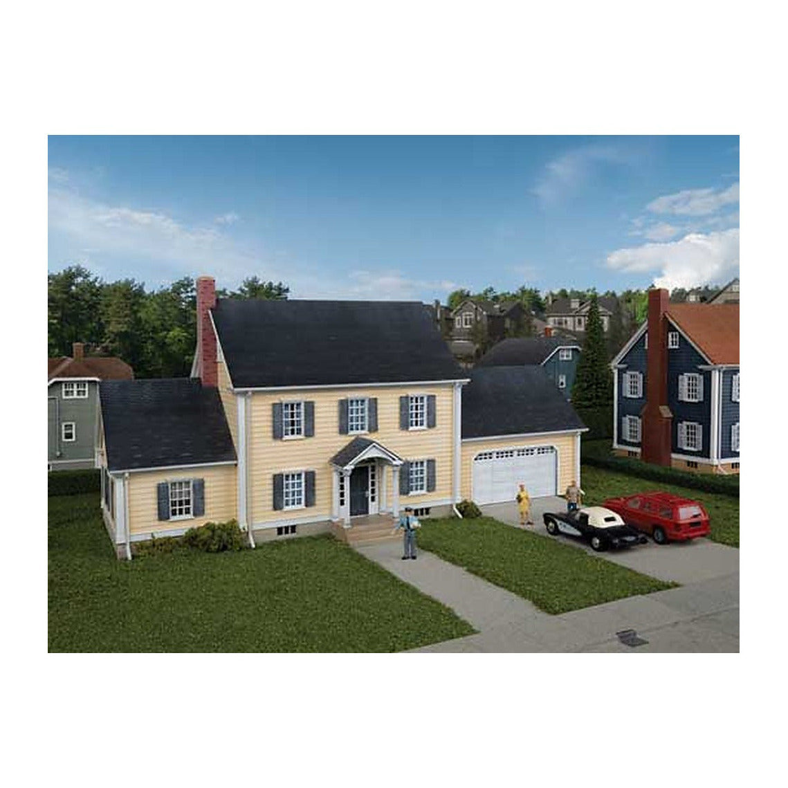 Walthers Cornerstone 4154 HO Executive House Kit