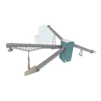 Walthers Cornerstone 4171 HO Conveyors with Transfer House Kit