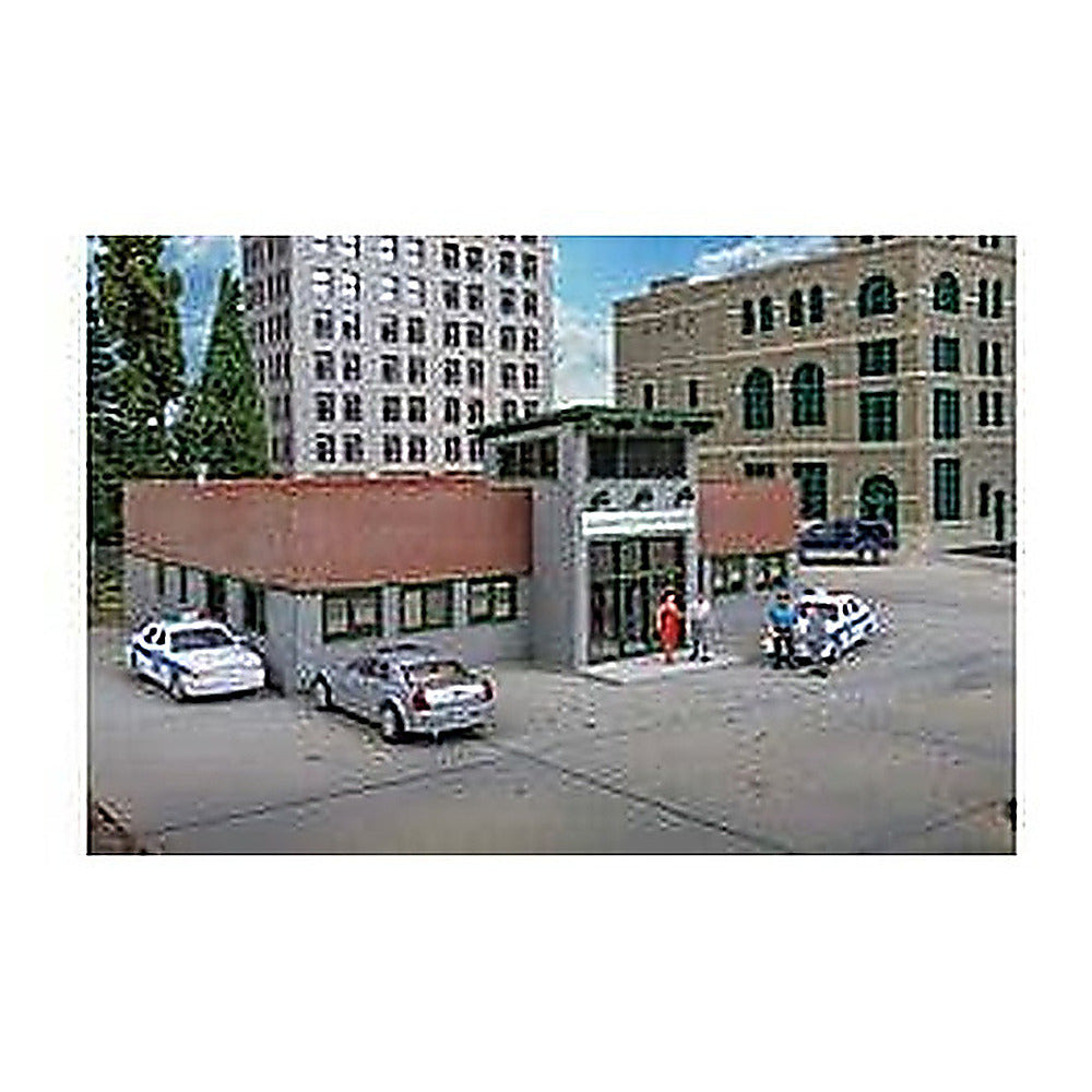 Walthers Cornerstone 933-4201 HO Modern Police Station Kit