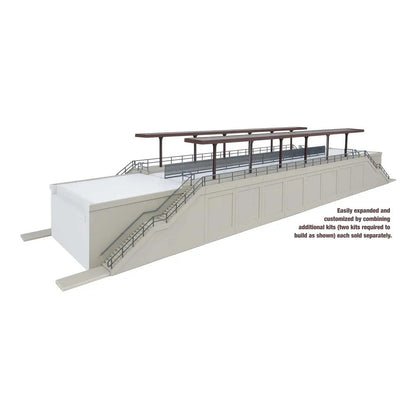 Walthers Cornerstone 933-4563 HO Elevated Commuter Station Kit