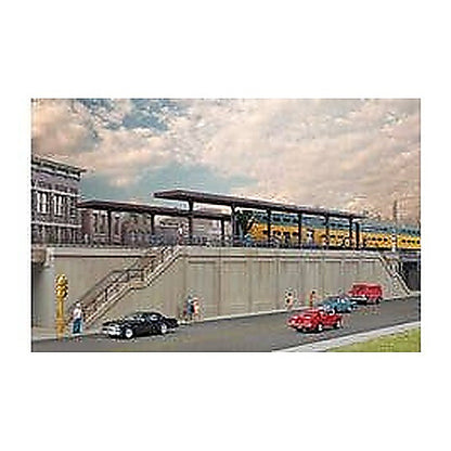 Walthers Cornerstone 933-4563 HO Elevated Commuter Station Kit
