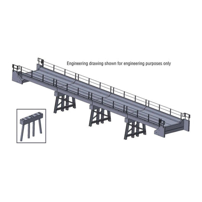 Walthers Cornerstone 4591 HO Modern Short-Span Concrete Bridge Kit