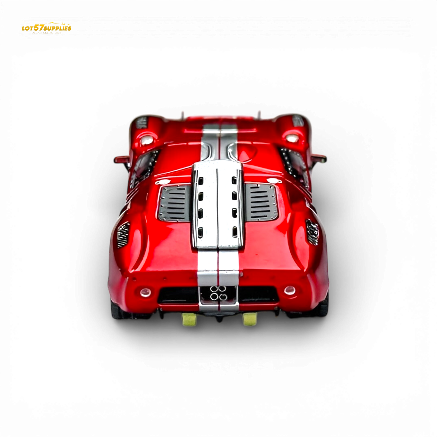 (Pre-Order) Rhino Model RM Ford GT40 - Transparent Red 1:64