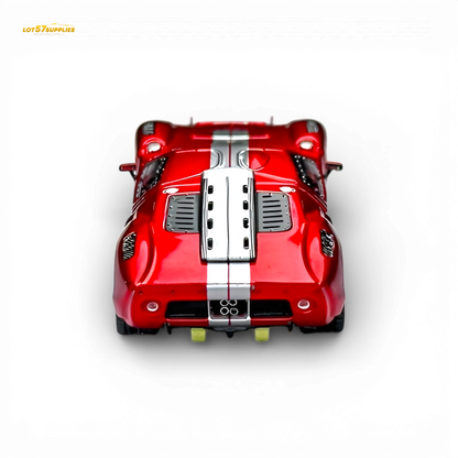 Rhino Model Ford GT40 Transparent Red 1:64