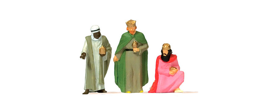 Preiser 29092 HO Scale The Three Wise Men Figure Set