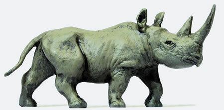 Preiser 29521 HO Scale Animal African Rhinoceros #1
