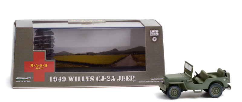Greenlight 86592 1/43 1949 Willys Jeep CJ-2A, MASH