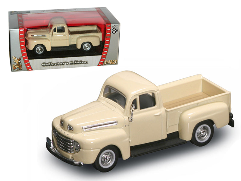 1948 Ford F-1 Pickup Truck Cream 1/43 Diecast Model Car by Road Signature  free shipping USA