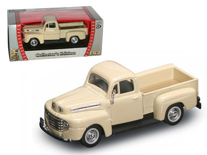 1948 Ford F-1 Pickup Truck Cream 1/43 Diecast Model Car by Road Signature  free shipping USA