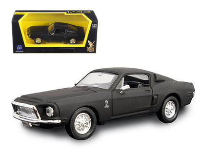1968 Ford Mustang Shelby GT500 KR Matt Black 1/43 Diecast Model Car by Road Signature  free shipping USA