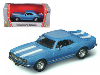 1967 Chevrolet Camaro Z-28 Blue 1/43 Diecast Model Car by Road Signature  free shipping USA