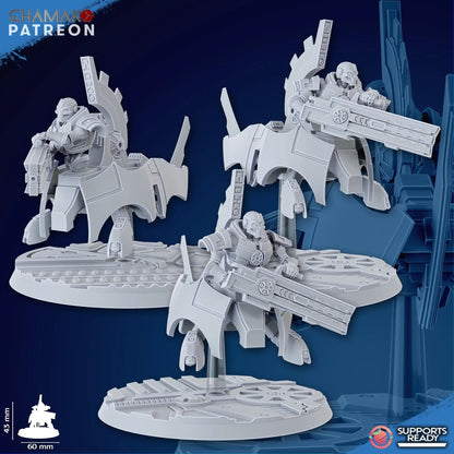 Flying Undying Squad by Ghamak - 43mm Resin Printed Sci-Fi Minis (3 Units)