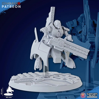 Flying Undying Squad by Ghamak - 43mm Resin Printed Sci-Fi Minis (3 Units)