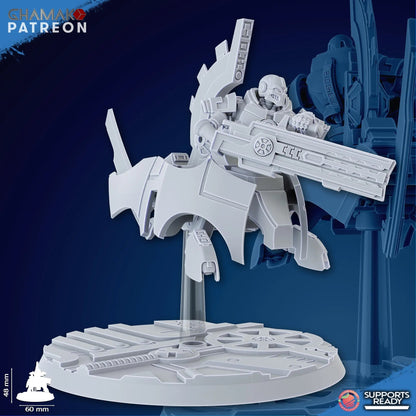 Flying Undying Squad by Ghamak - 43mm Resin Printed Sci-Fi Minis (3 Units)