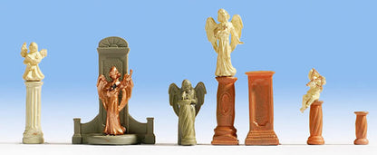 Noch 14872 HO Scale Gravestones & Statues