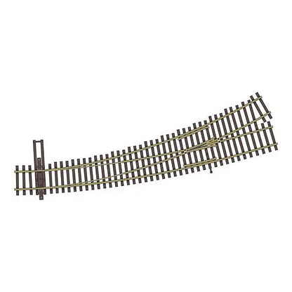 Walthers Track 948-83067 HO Code 83 Curved Turnout 24/36" Left Hand