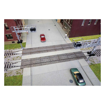 Walthers Track 83113 HO Modern Wood Grade Crossing Kit