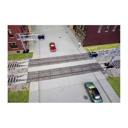 Walthers Track 83113 HO Modern Wood Grade Crossing Kit
