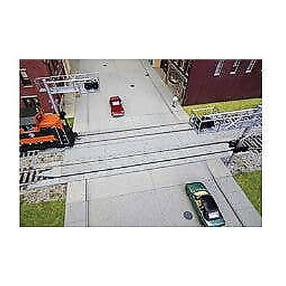 Walthers Track 948-83115 HO Concrete Grade Crossing Kit w/Rerailer