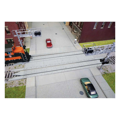 Walthers Track 948-83115 HO Concrete Grade Crossing Kit w/Rerailer